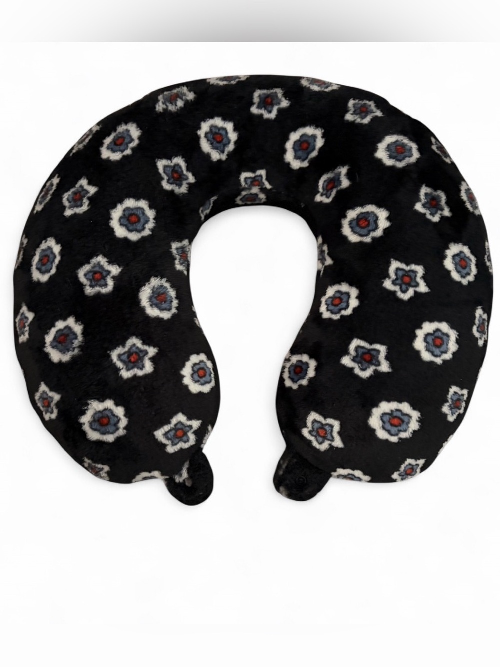 Vera Bradley Black Floral Travel Neck Pillow